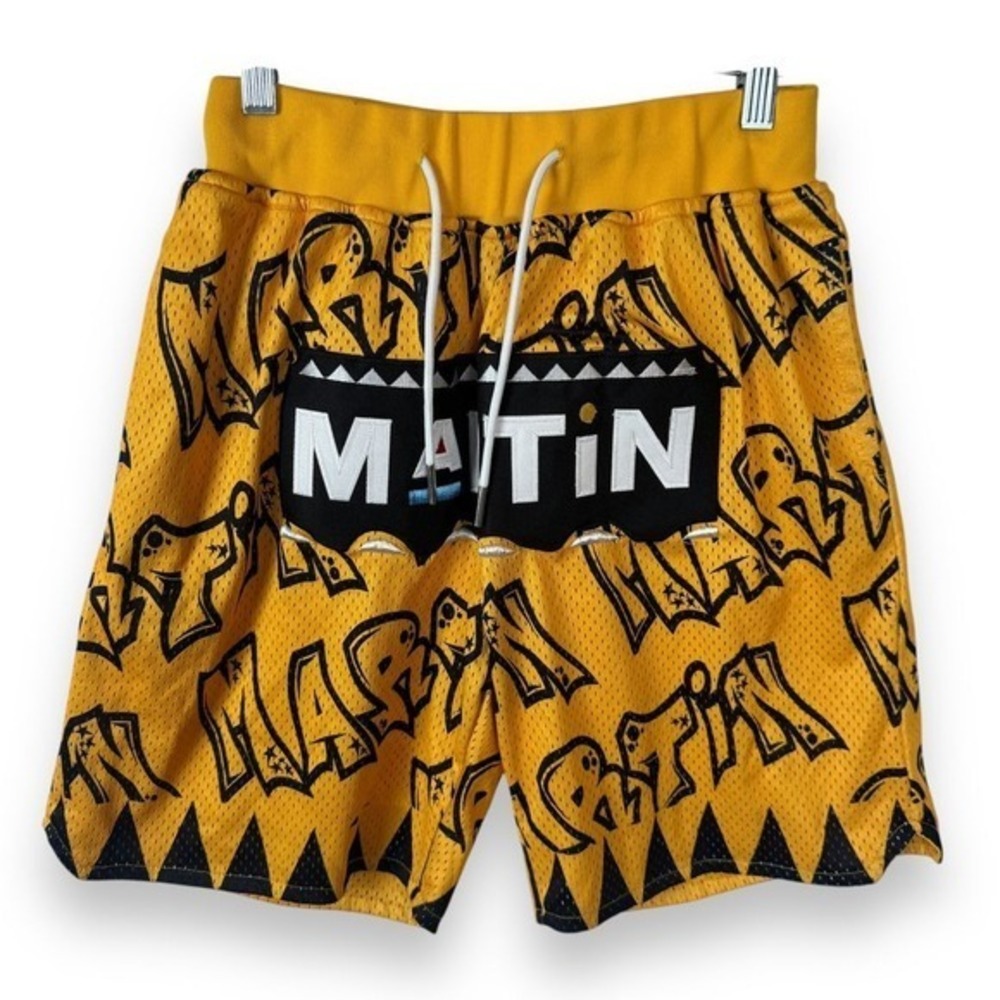 Headgear Classics Martin 1992‎ Basketball Shorts Size XS Graffiti Streetwear AOP
